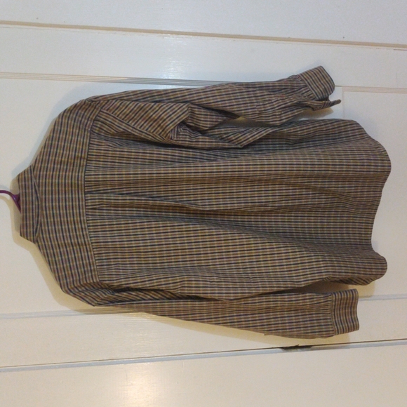 Bobby Jones Large Plaid Button Down Shirt, L (16.5) - Picture 4 of 5